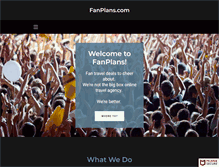 Tablet Screenshot of fanplans.com